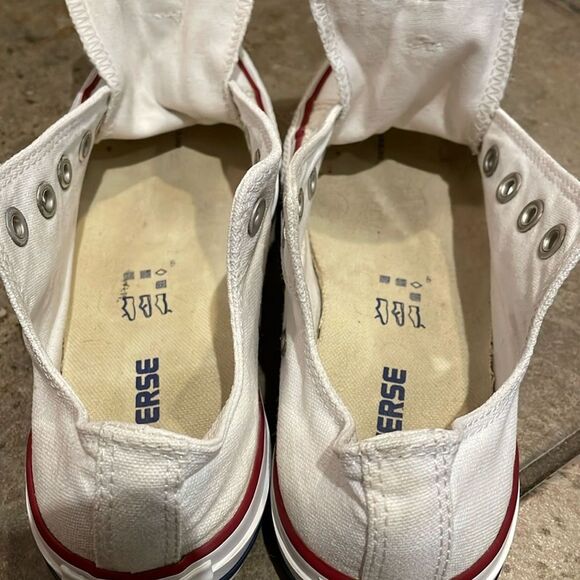 Converse White Chuck Taylor White Ox Low Top Sneakers Unisex M4 W6 EU 36.5 M7652 - Picture 4 of 13